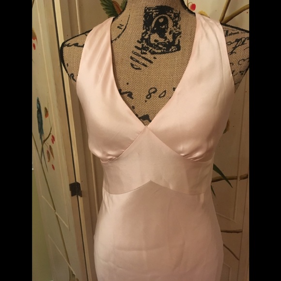Ann Taylor GorgeousPale Pink Silk Dress Size 0 - Picture 4 of 7